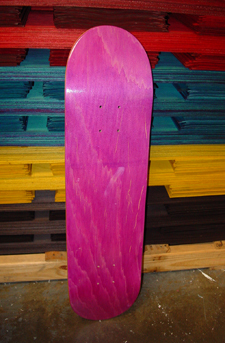blank skateboard deck
